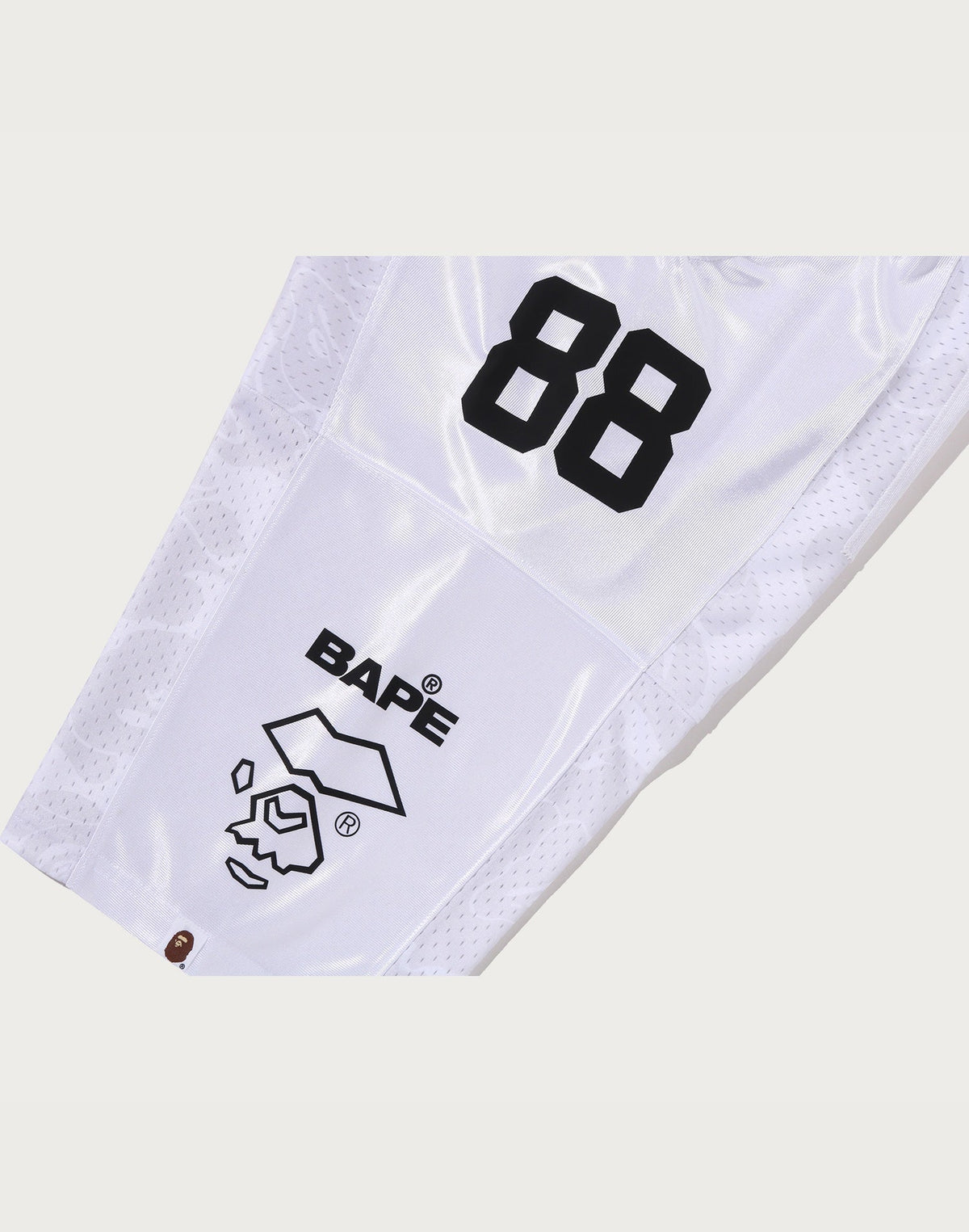 SOLID CAMO MULTI LOGO RELAXED FIT FOOTBALL JERSEY TEE MENS