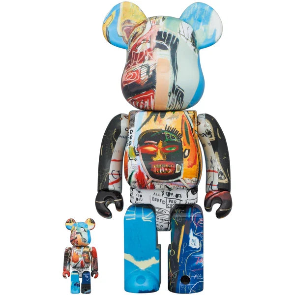 Medicom Bearbrick Jean-Michel Basquiat  100% + 400%