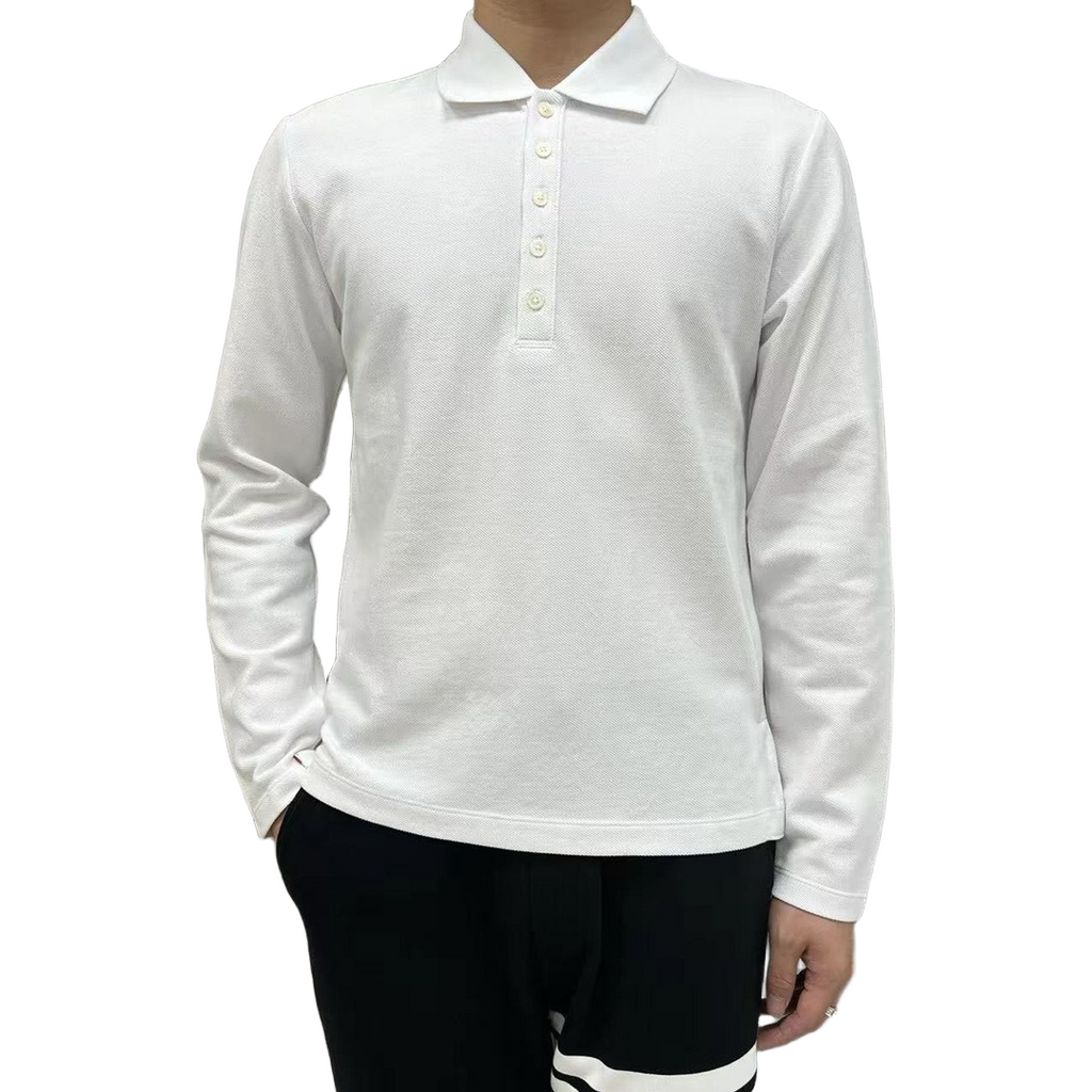 Lapel long-sleeved T-shirt | Thom Browne