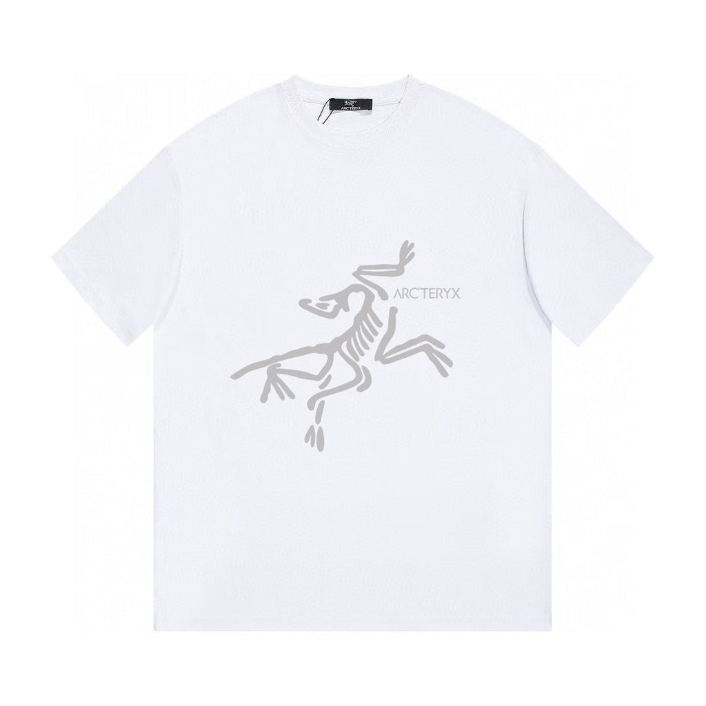 Arc'teryx Large White Bird Skeleton Logo Short‑Sleeve T‑Shirt Unisex