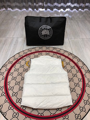 Canada Goose White Freestyle Crew Down Vest