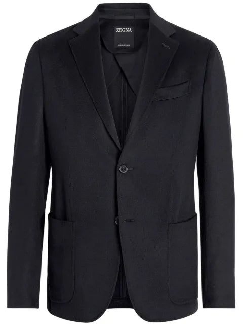 Zegna Oasi single-breasted cashmere blazer