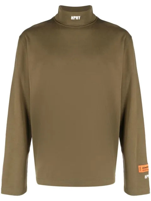 Heron Preston logo-print long-sleeve top