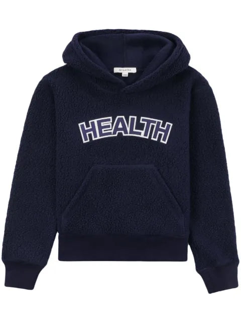 Sporty & Rich embroidered fleece hoodie