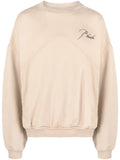 RHUDE logo-print slouchy sweatshirt