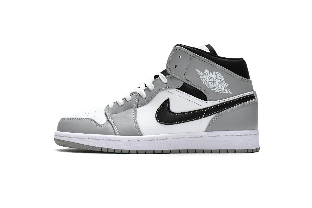 Air Jordan 1 Mid Light Smoke Grey Reps Sneaker  554724-078