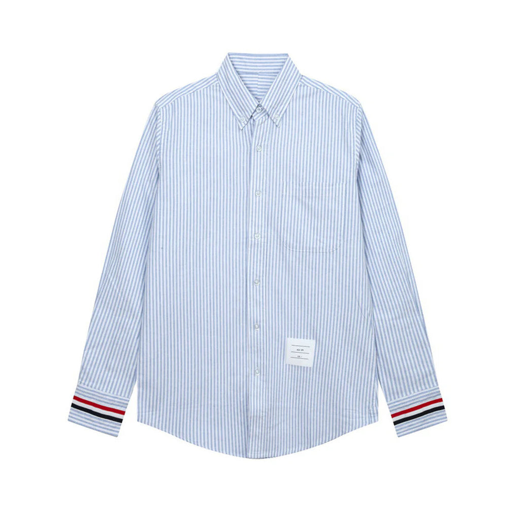 Men's Classic Oxford Shirt — Blue & Grey | Thom Browne