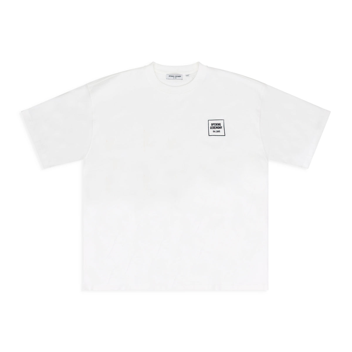 White Mini Box Logo Tee