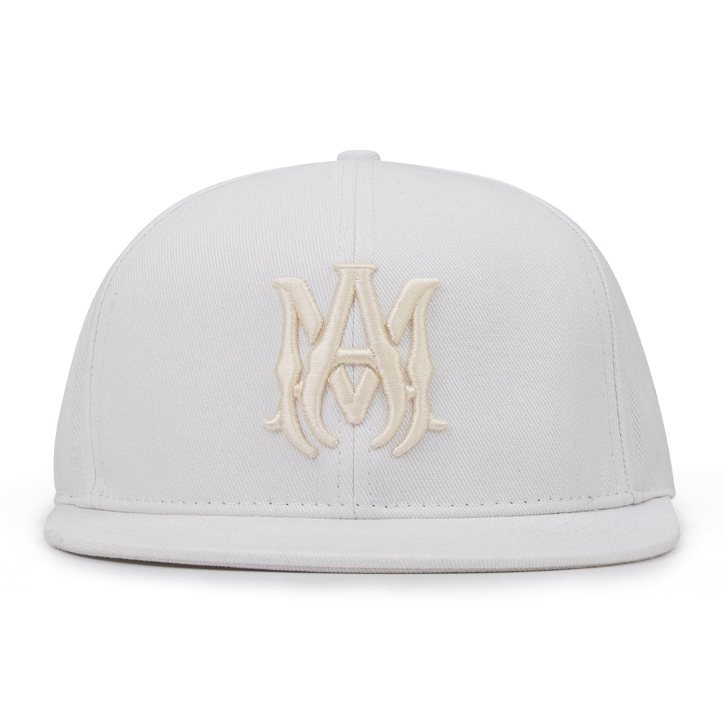 White MA Fitted Cap
