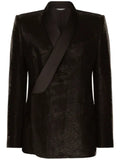 Dolce & Gabbana single-breasted sequin blazer