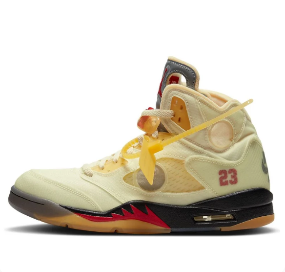 Off-White x Air Jordan 5 SP 'Sail'