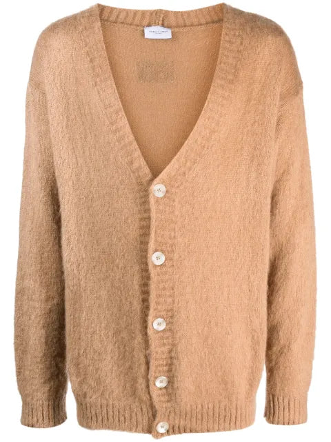Family First V-neck knitted cardigan