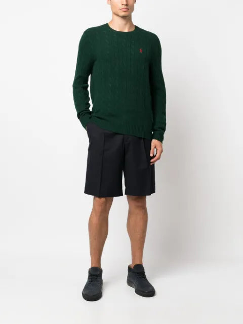 Polo Ralph Lauren Polo Pony-motif cable-knit jumper