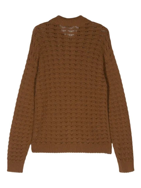Cmmn Swdn Einar crochet-knit cardigan