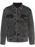 Y/Project logo-patch denim jacket