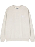 Awake NY logo-embroidered mélange sweatshirt