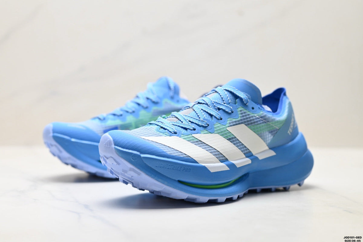 Adidas K81801750 Unisex Running Shoes - 3 Colorways incl. Light Blue/Blue & Orange/Black