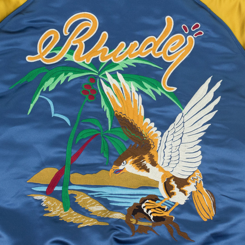 BLUE PALM EAGLES SOUVENIER BOMBER