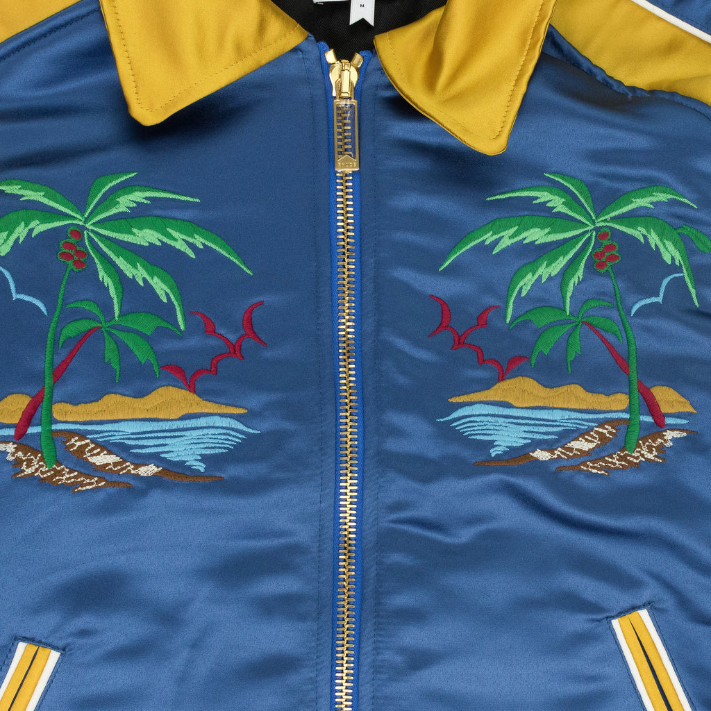 BLUE PALM EAGLES SOUVENIER BOMBER