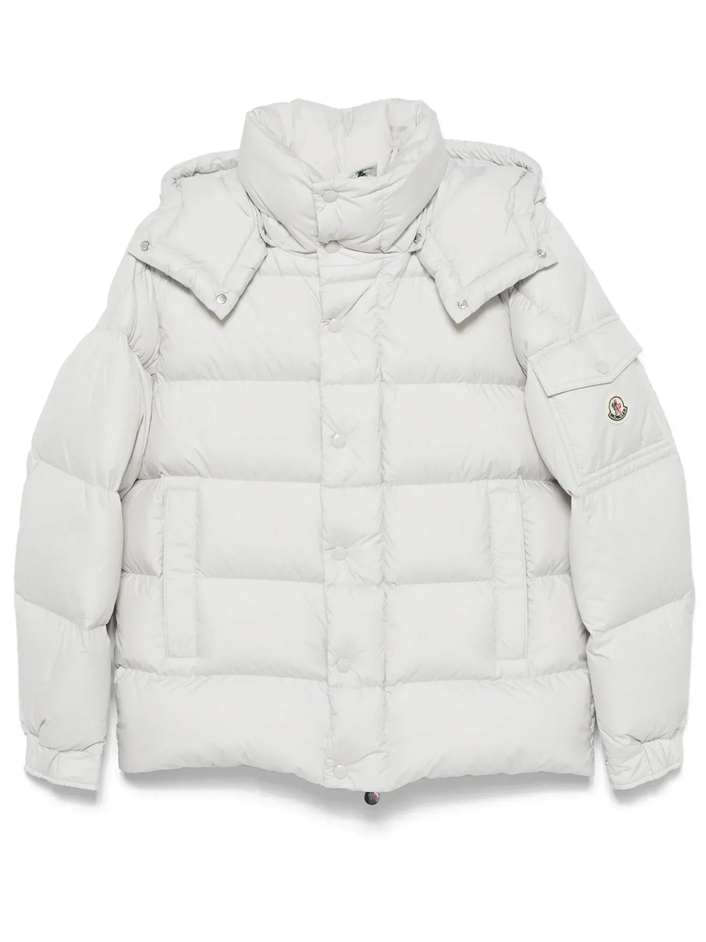 Moncler Maya 70 Short Down Jacket in White