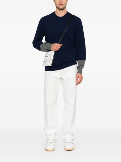 Comme Des Garçons Shirt colour-block lambswool sweater