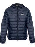 Ea7 Emporio Armani logo-print padded jacket