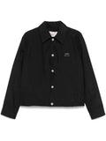 AMI Paris logo-lettering shirt jacket