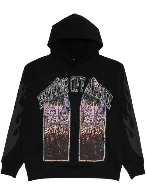 Who Decides War x A Boogie Wit Da Hoodie Better Off Alone "BLACK" hoodie