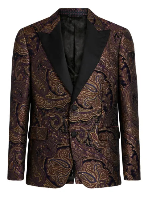 ETRO Paisley jacquard brocade blazer