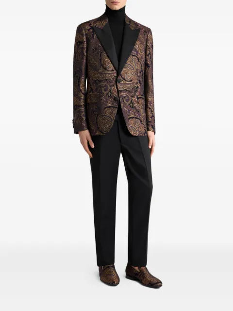 ETRO Paisley jacquard brocade blazer
