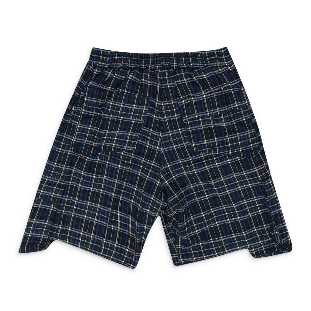 Blue Plaid Shorts