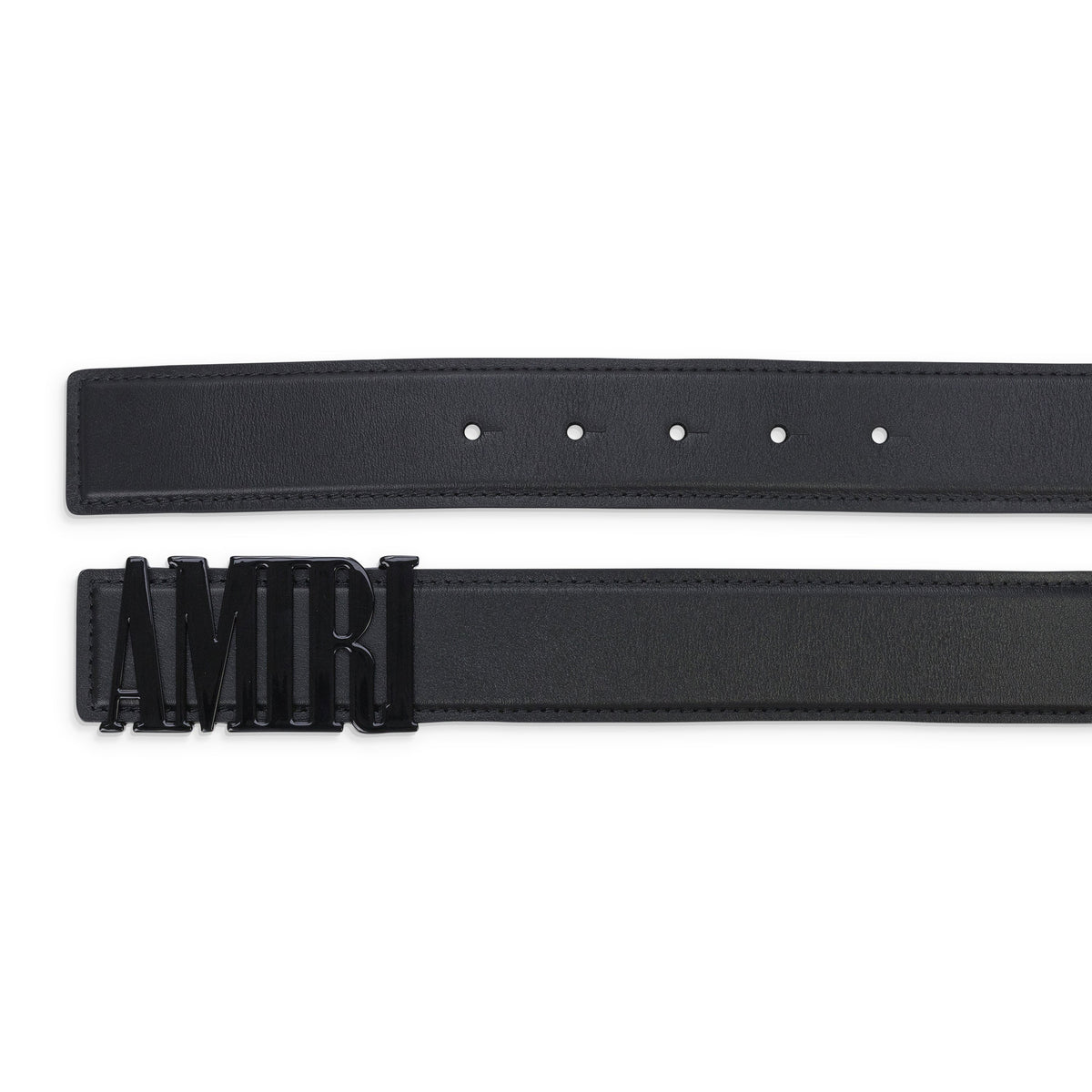 Black 4cm Amiri Logo Belt