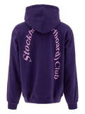 Stockholm Surfboard Club logo-print hoodie