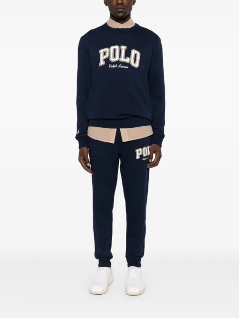 Polo Ralph Lauren logo-embroidered crew-neck sweatshirt