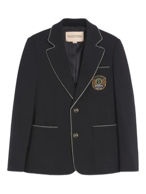 Valentino Garavani single-breasted wool jacket