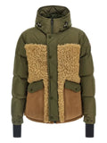 Moncler Grenoble Grifford shearling-panels puffer jacket