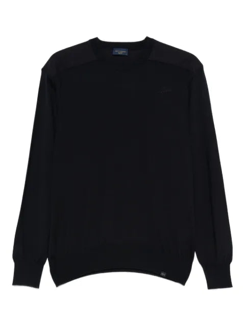 Paul & Shark shoulder-panelled sweater