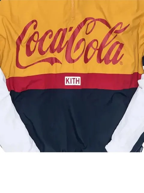 KITH x Coca Cola quarter-zip windbreaker