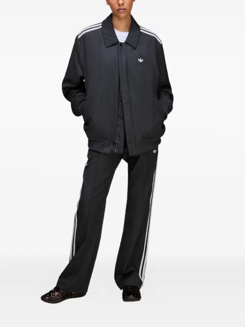 adidas x Wales Bonnner stripe-detail logo-embroidered jacket