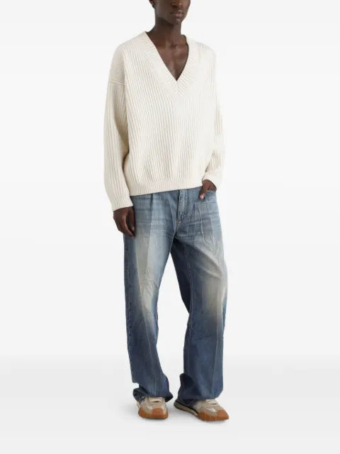 Dolce & Gabbana V-neck ribbed sweater