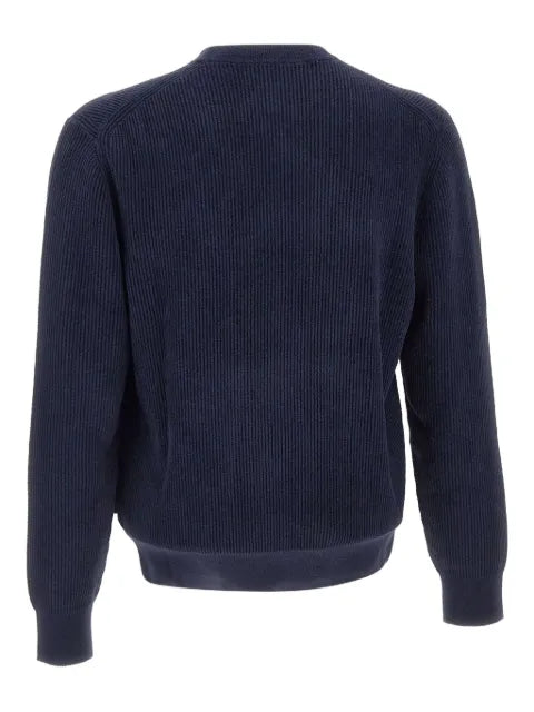 BOSS ribbed crew-neck sweater