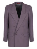Gucci double-breasted flap-pocket jacket