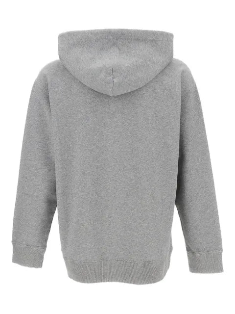 MM6 Maison Margiela front-pocket ribbed-trim hoodie