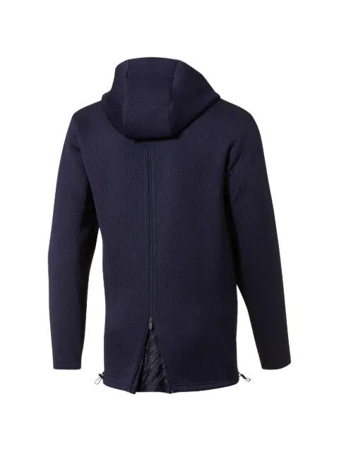 PUMA logo-detail long-sleeve hoodie