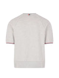 Thom Browne piqué short-sleeve sweatshirt