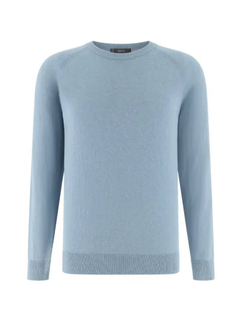 Boggi Milano crew-neck raglan sweater