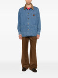 Valentino Garavani logo-patch denim jacket