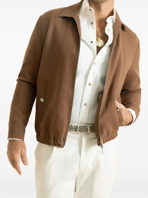 Eleventy zip bomber jacket