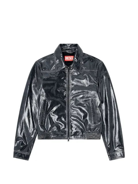 Diesel patent-leather jacket