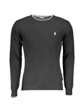 U.S. POLO ASSN. logo-embroidered crew-neck sweater